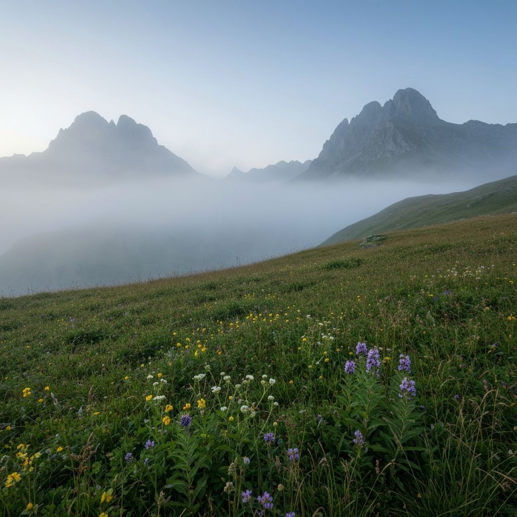 Alpine Naturlandschaft