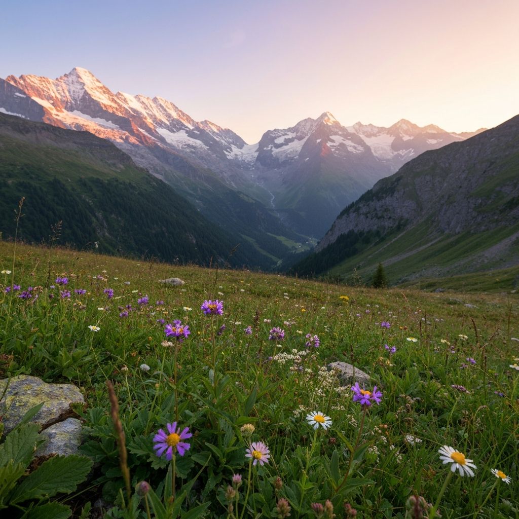 Alpine Bergwiese